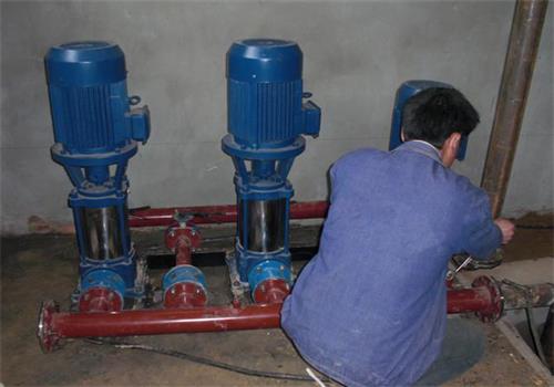 恒壓供水設備安裝現場