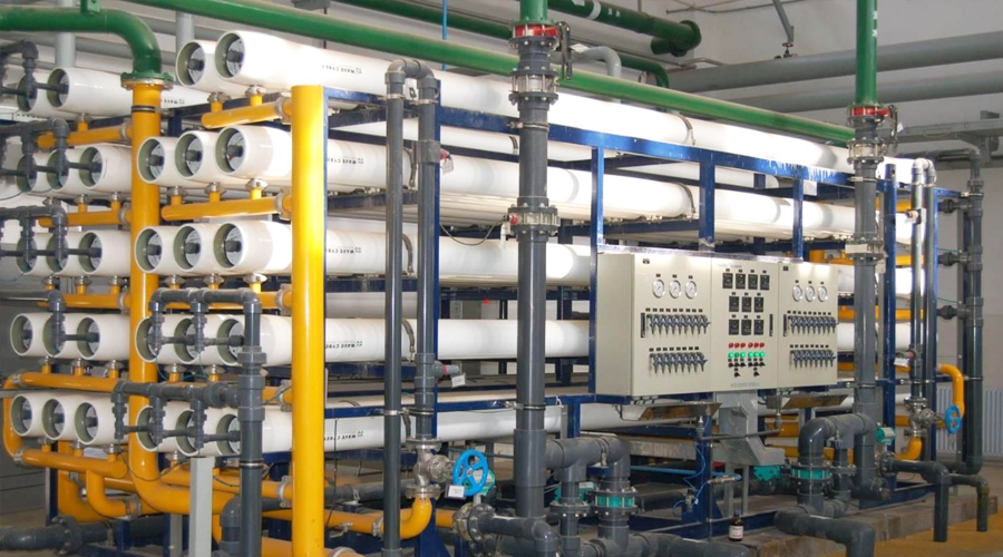 廣東新能源雙級反滲透純水設備項目